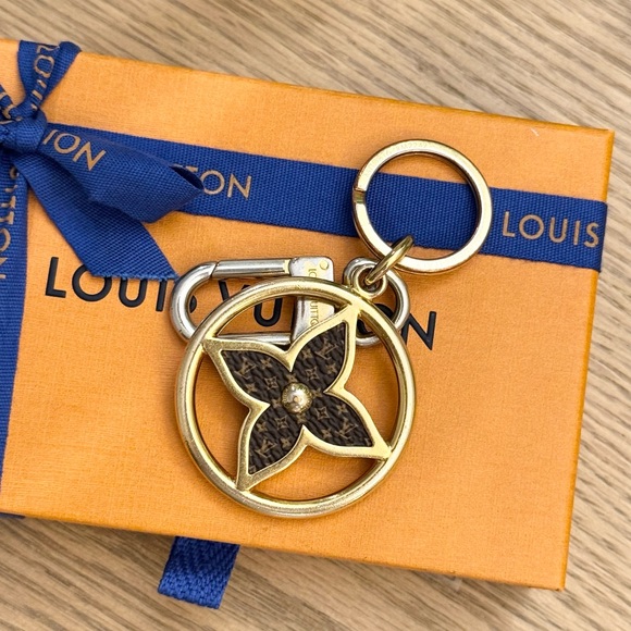 LOUIS VUITTON 2022 Puzzle Flower Monogram Keyring - Picture 6 of 15